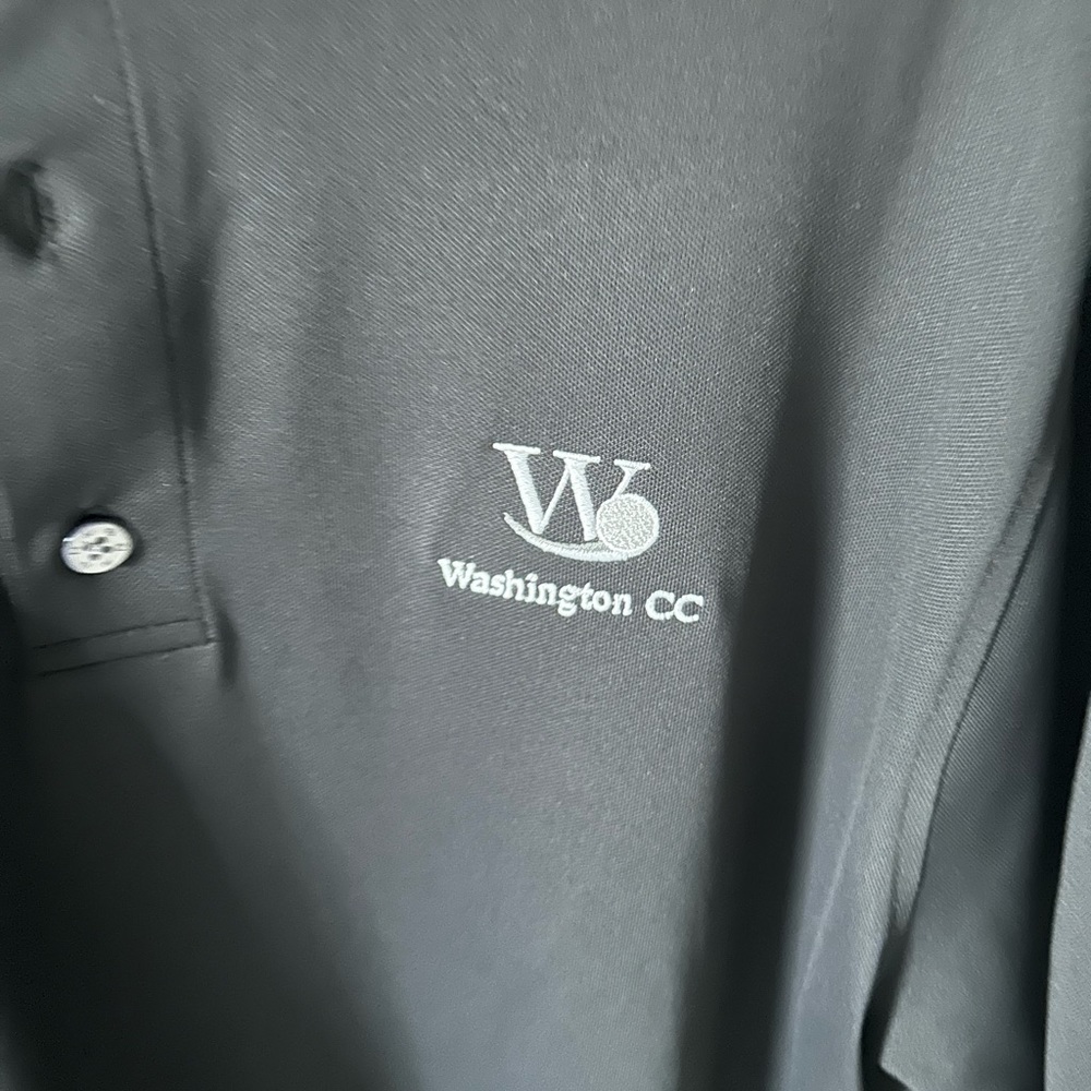 Black foot Joy golf polo shirt
